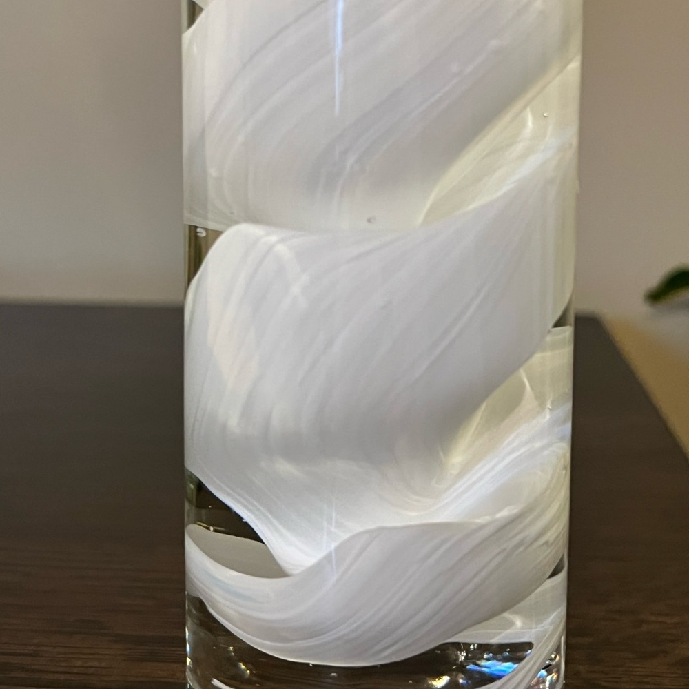 Kosta Boda Atoll Swirl Candlestick Holder Crystal Scandinavian - Picture 4 of 11